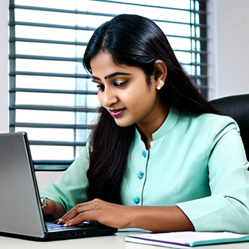 학습 루틴 변화에 대한 적응 방법 - Modern Bengali Professional**

"A confident Bengali businesswoman in a tailored salwar kameez, worki...