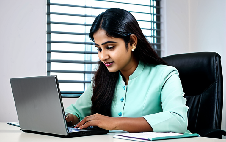 학습 루틴 변화에 대한 적응 방법 - Modern Bengali Professional**

"A confident Bengali businesswoman in a tailored salwar kameez, worki...