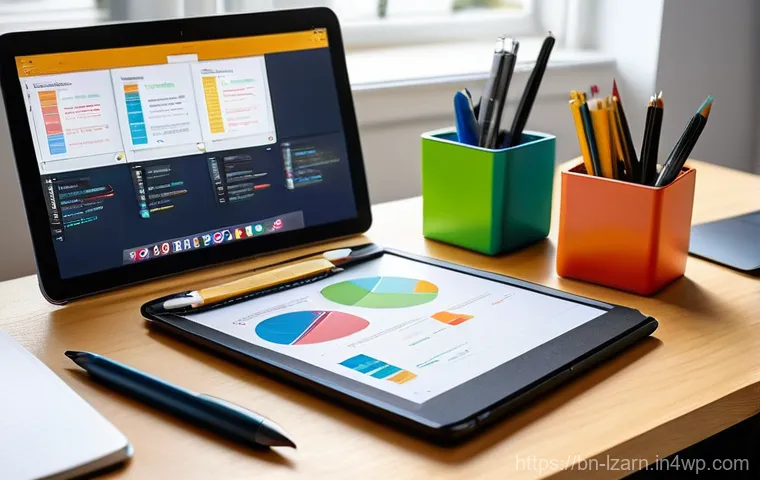 학습 루틴을 위한 도구 및 앱 추천 - **AI-Enhanced Personalized Learning Experience**
    A bright, clean, and modern study space. A youn...