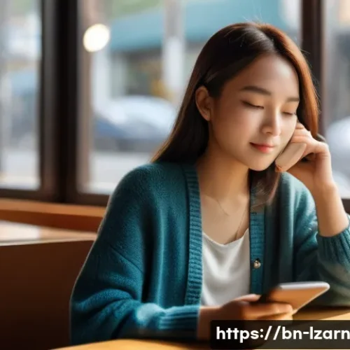 일상 속 학습 루틴 통합하기 - **Prompt:** A young adult, approximately 22 years old, with a diverse background, is comfortably sea...