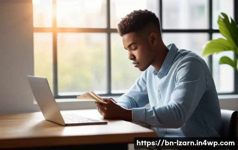 학습 루틴이 개인 발전에 미치는 영향 - **Prompt:** A diverse young adult (male or female, early 20s) is seated comfortably at a clean, mode...